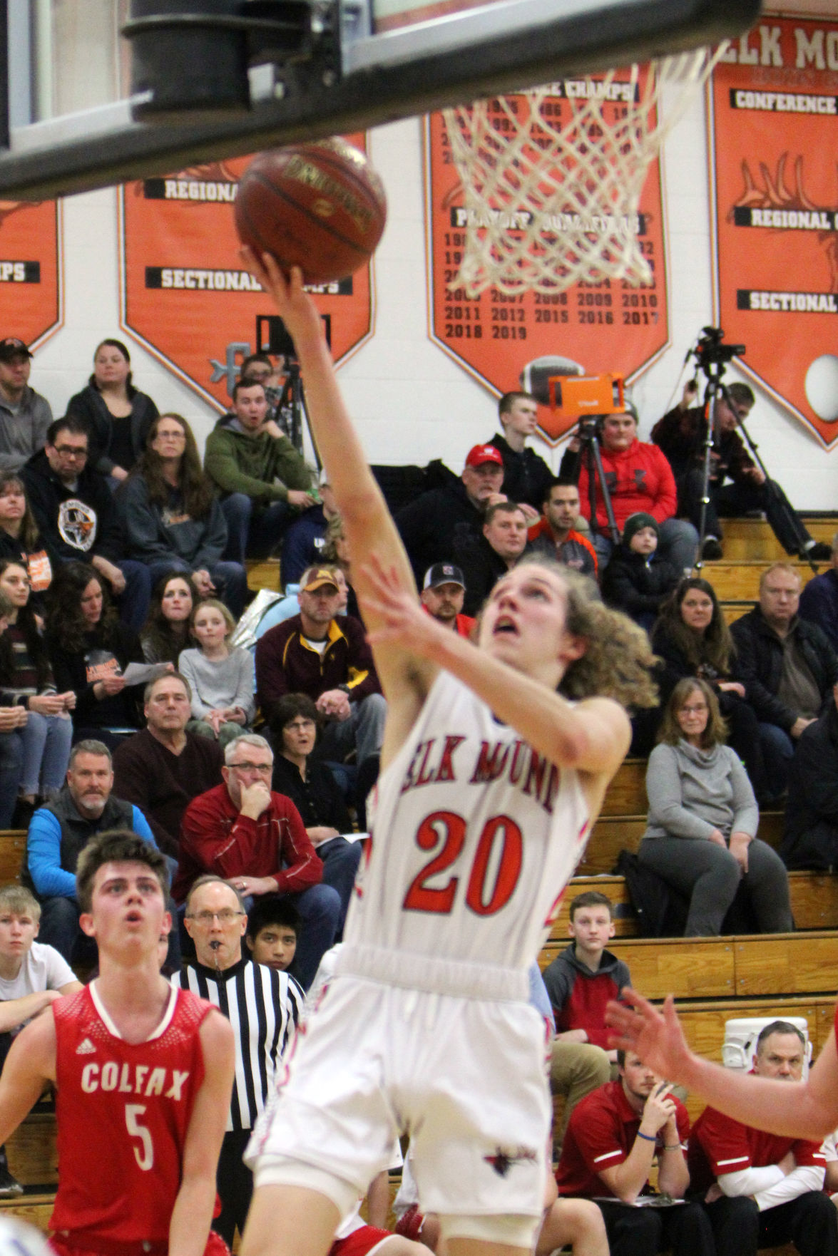 Colfax at Elk Mound boys basketball 1-30-20